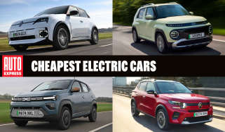 Cheapest electric cars header - May 2025